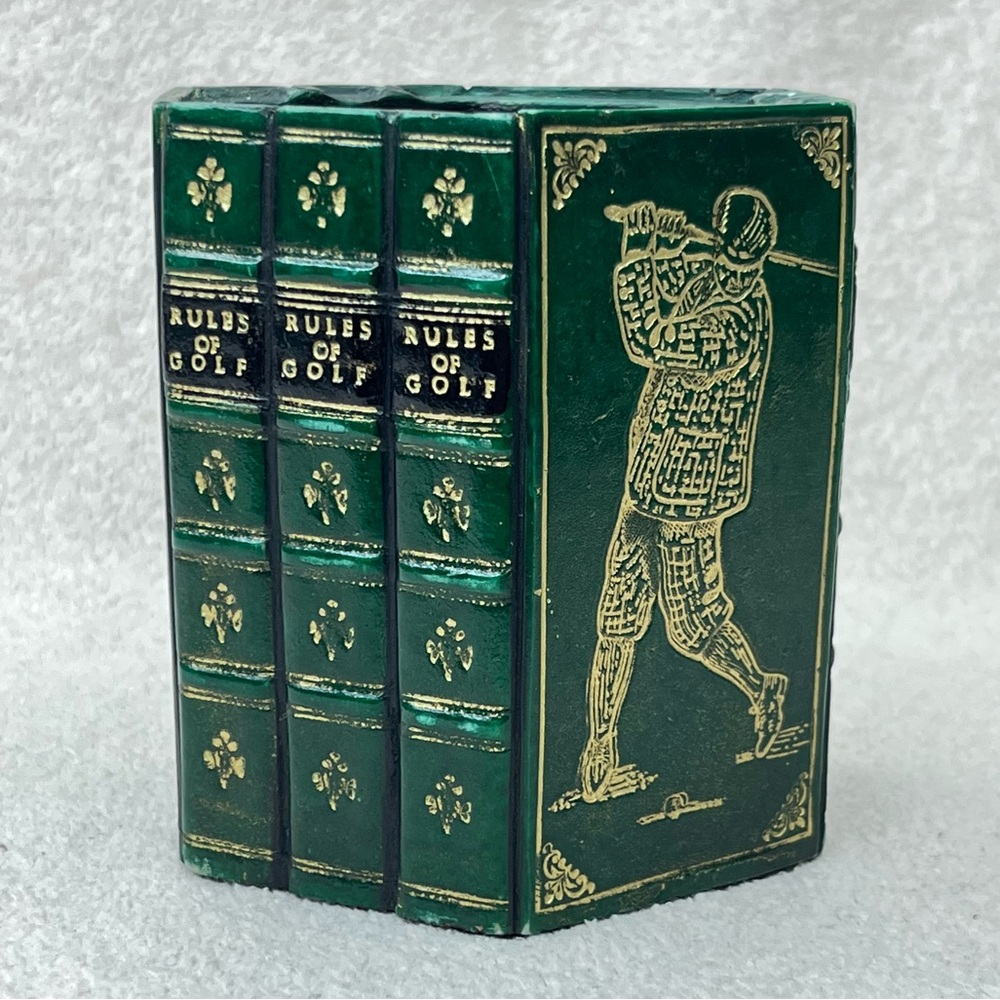 Vintage Rules of Golf Hexagonal Pencil Cup-Professional-Sports-Office-Business